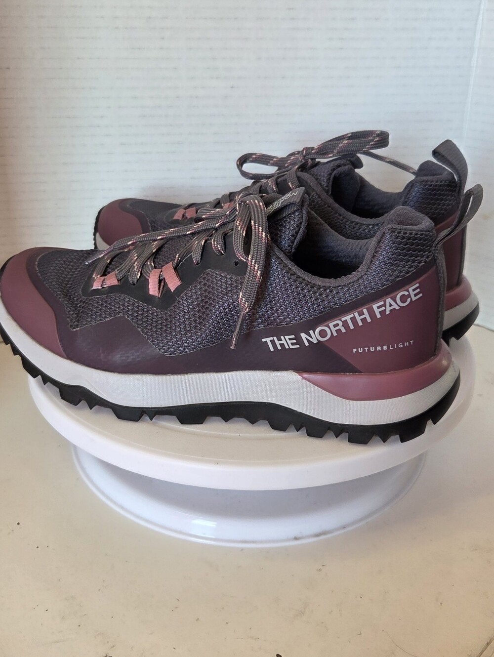 The North Face Women's Activist Futurelight Grey & Pink Hiking Shoes Size 6.5